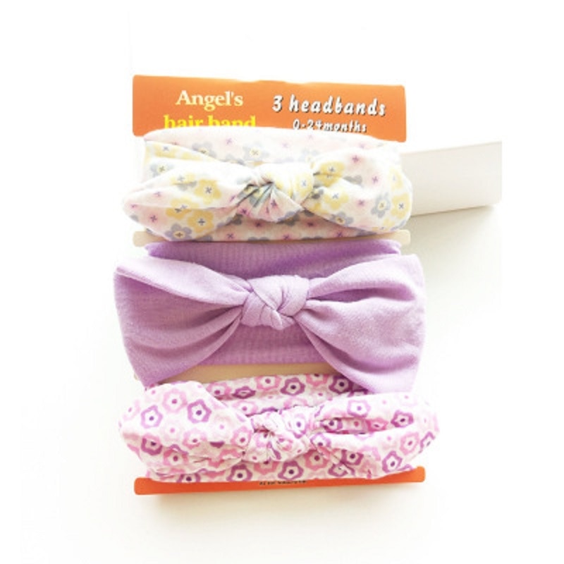 Baby Hair Bows Headband 3PC Set